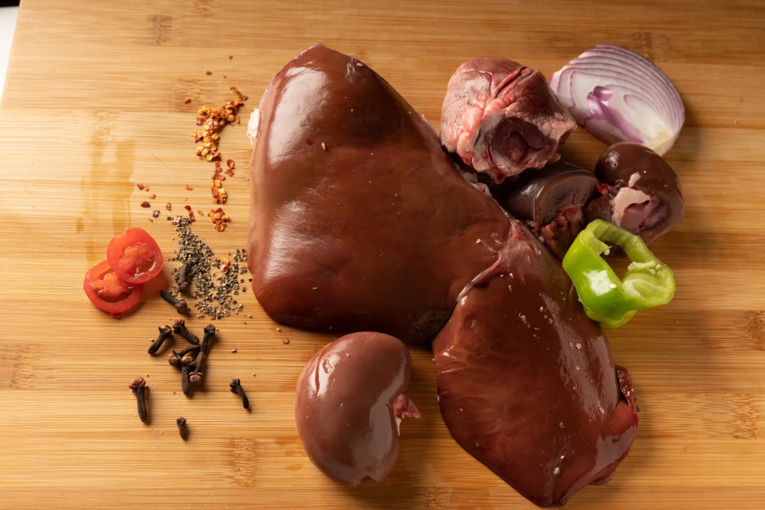Goat liver & kidney